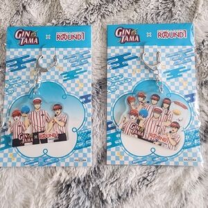 Gintama x Round1 Exclusive Acrylic Keychain Set